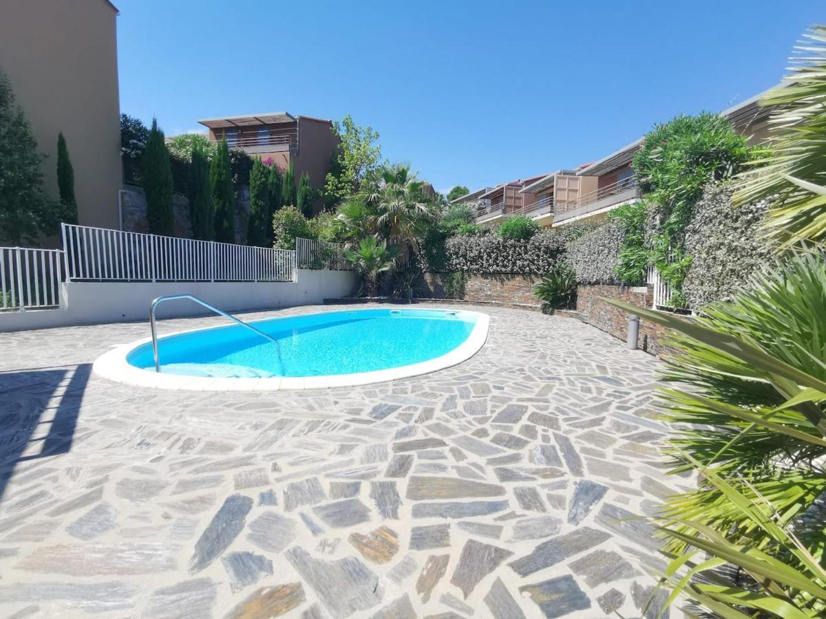 T3 Hippocampe -Jardin -Piscine -Garage -Clim Apartment Collioure Ngoại thất bức ảnh